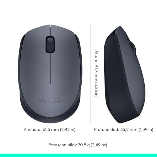 Thumbnail 8 de Logitech M170 Ratón inalámbrico 12 meses de batería