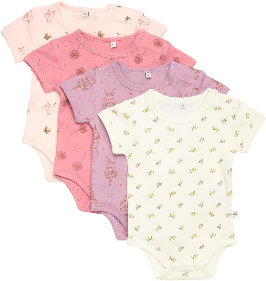 Thumbnail 5 de Pippi made with love Unisex Baby-Body kurzarm mit Print (4er-Pack) – Formender Body für den Alltag