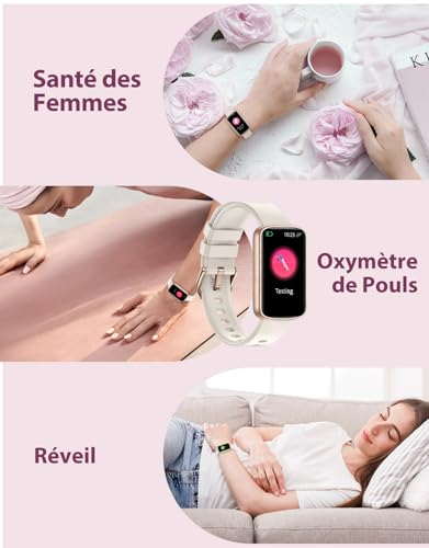 Thumbnail 6 de SHANG WING Montre Connectée Femme Petite Taille — Bracelet Étanche