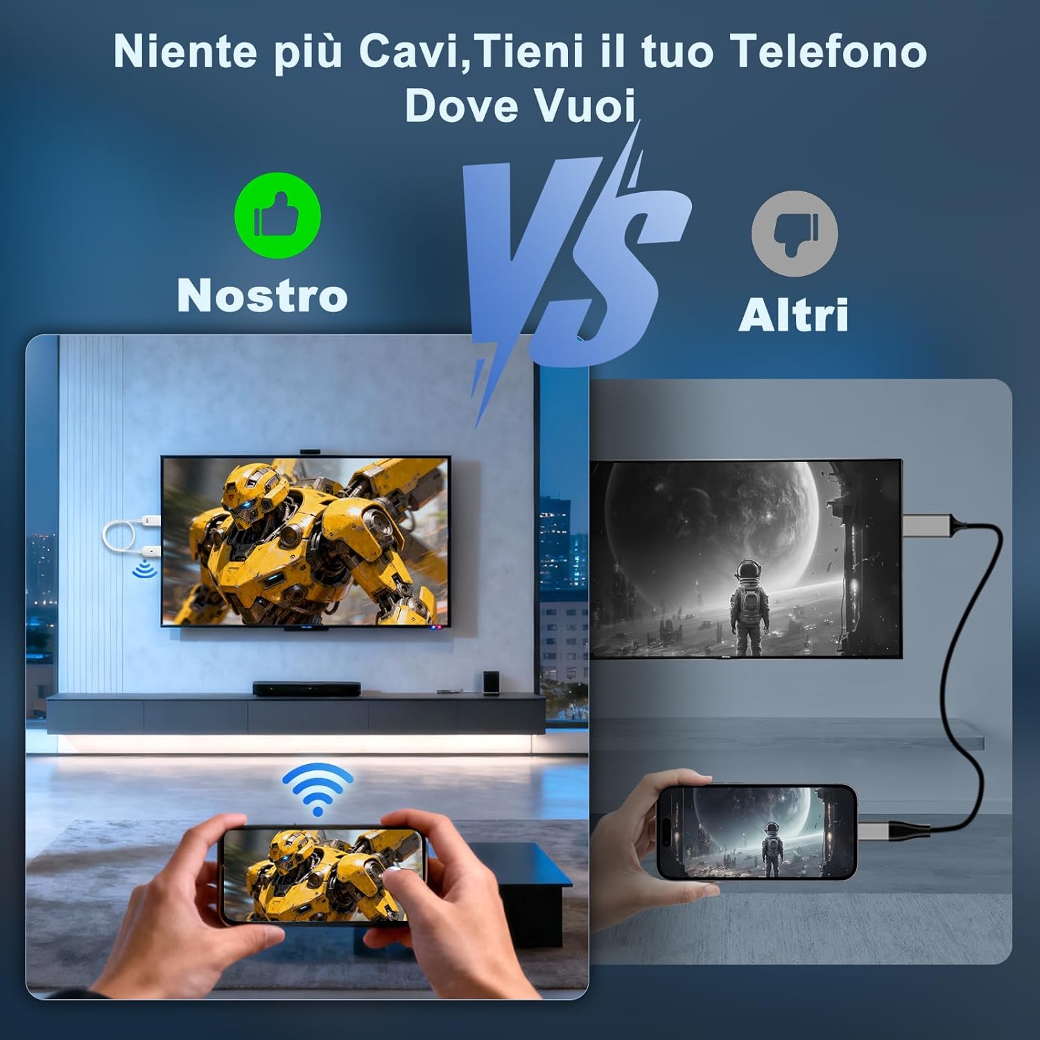 Thumbnail 4 de FEINODI adattatore HDMI wireless 60 GHz
