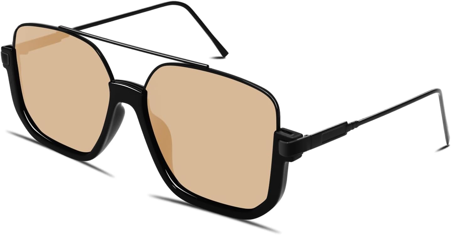 Detalle de GUVIVI Aviator Sunglasses 100% UV 😎
