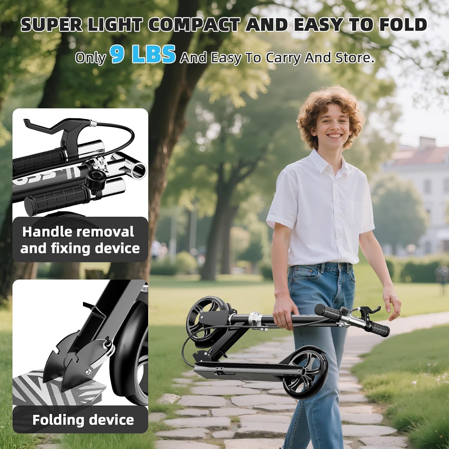 Thumbnail 4 de Foldable Scooter 8-Inch Wheels 🛴