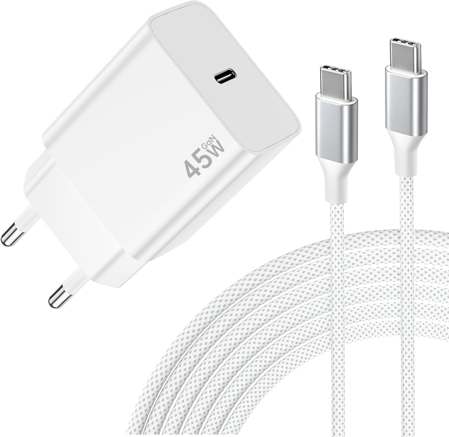 Detalle de HYDOOD Cargador USB C 45W Galaxy e iPhone