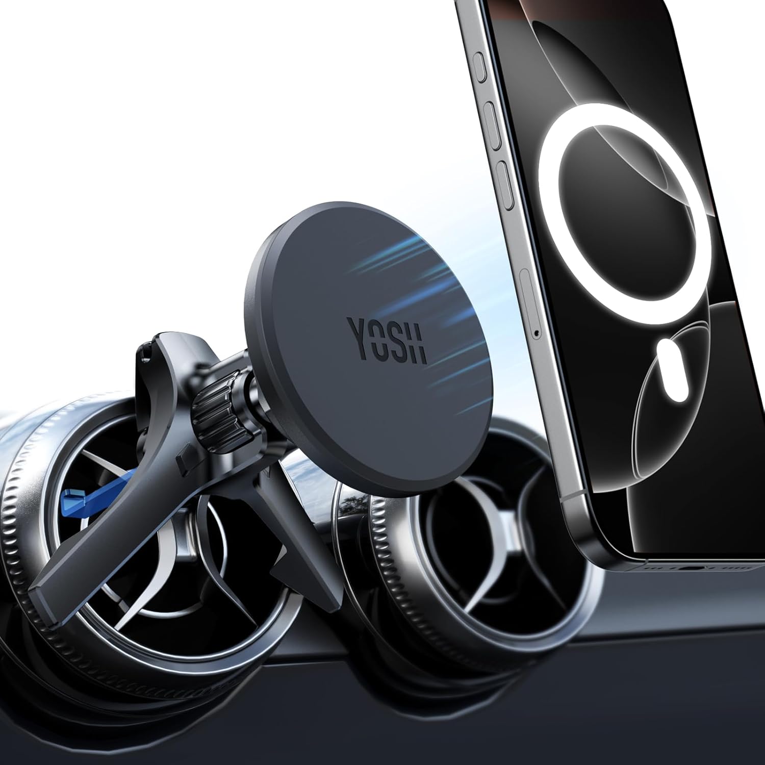 Detalle de YOSH Supporto Auto MagSafe Triangolare