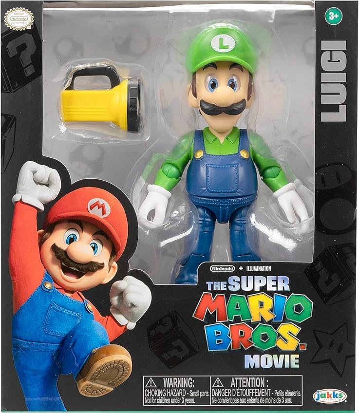 Thumbnail 6 de Nintendo Super Mario - Figura Articulada de Luigi 🎮 13 cm
