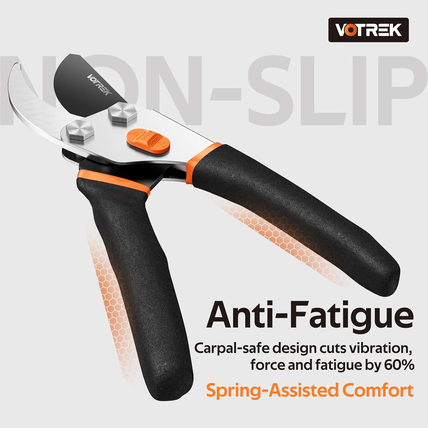 Detalle 2 de VOTREK Bypass Secateurs 8.5" SK5 steel blade ✂