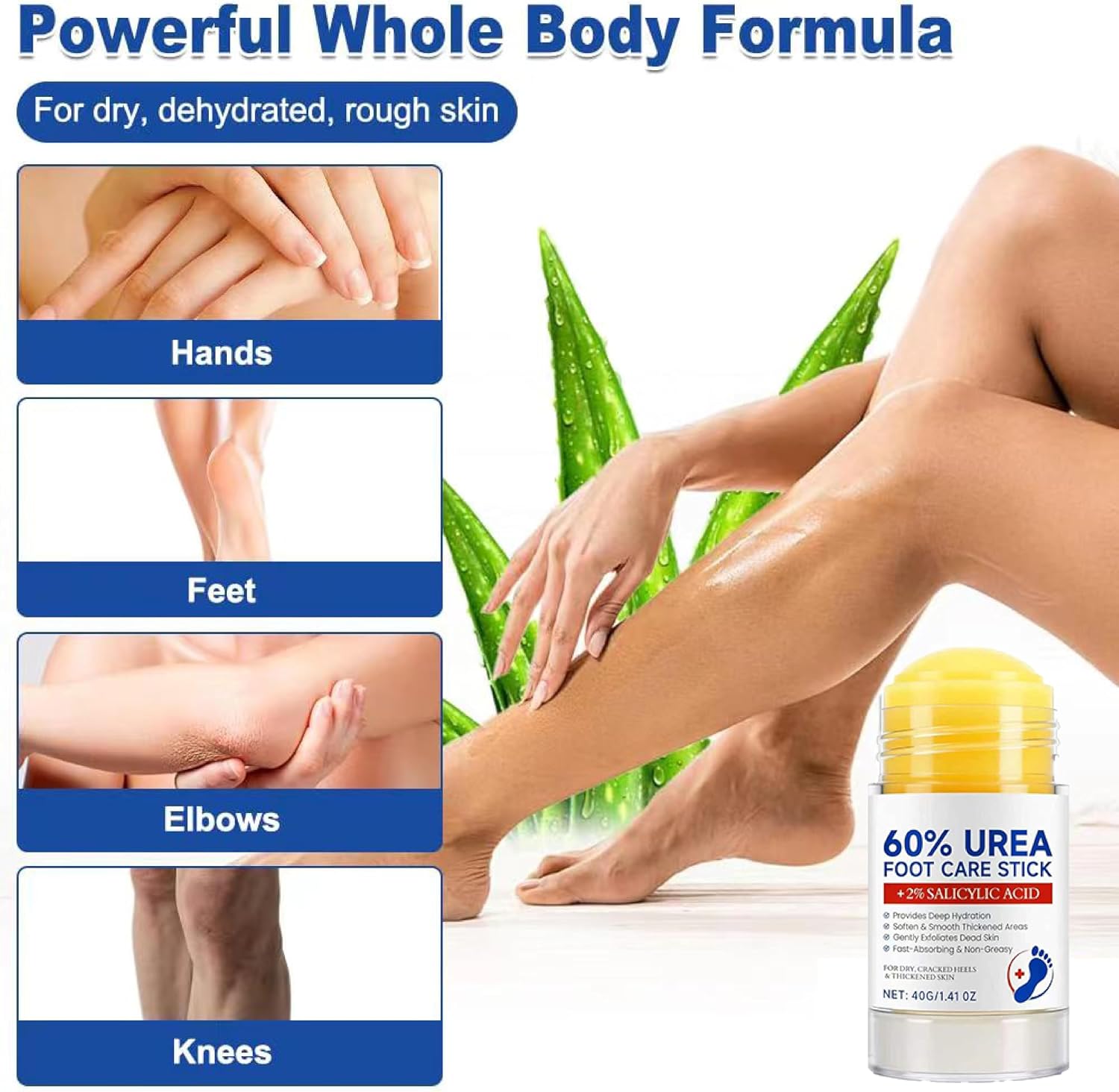 Thumbnail 3 de Chenduoran ureumvoetcrème 60% met hyaluronzuur, aloë vera en jojobaolie, 40 g