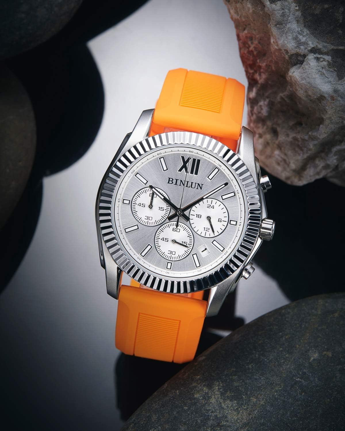 Thumbnail 4 de BINLUN Silikon-Uhrenarmbänder (12–28 mm) – sportlich, flexibel und atmungsaktiv als Ersatzband