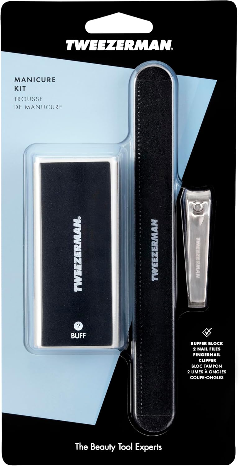Detalle de Tweezerman Black Manicure Kit — Professional Starter Set (4-piece)