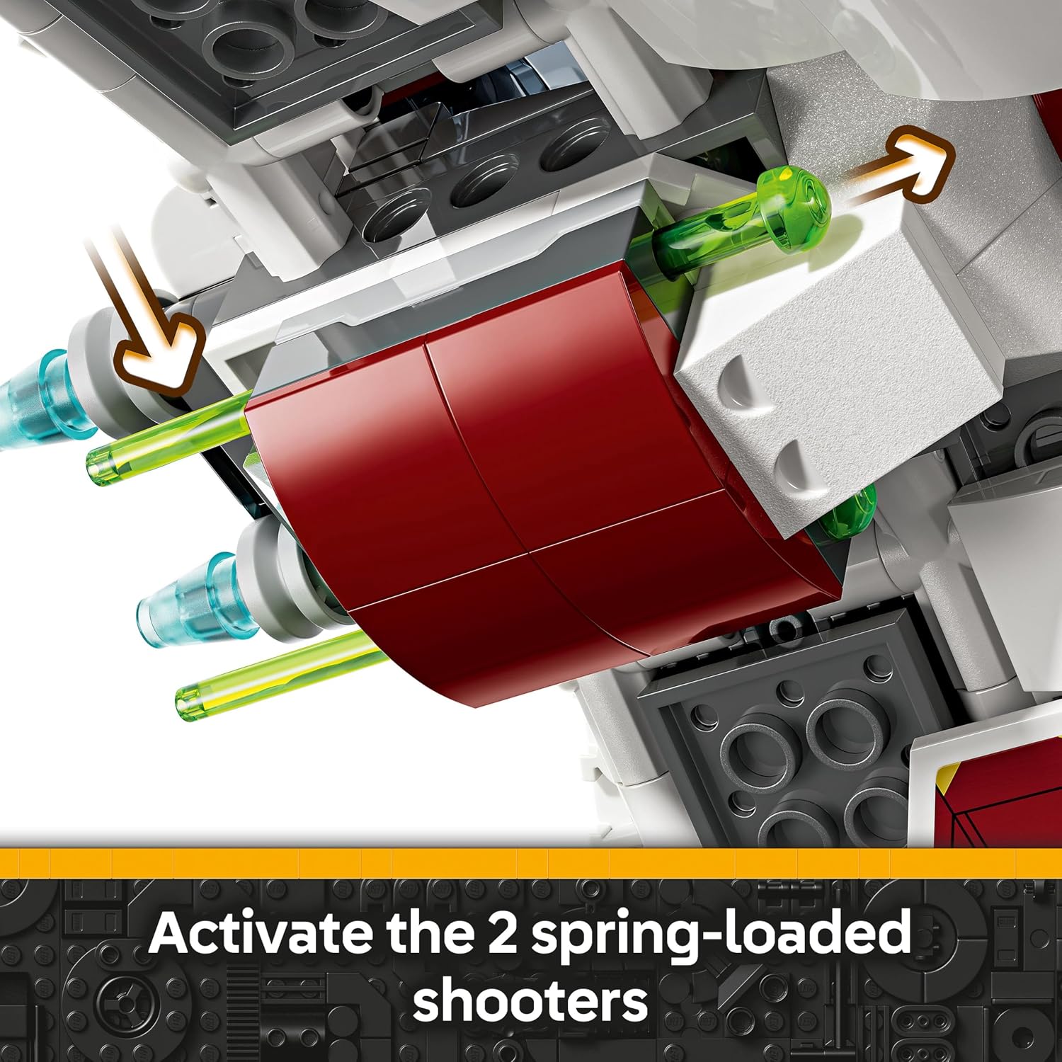 Detalle 2 de LEGO Star Wars: Ahsoka’s Jedi Interceptor 75401 – Build, Play, and Reimagine Clone Wars