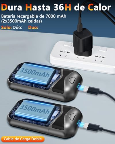 Thumbnail 4 de Scaldamani Ricaricabile Magnetico 2 in 1, scaldamani powerbank 3 livelli