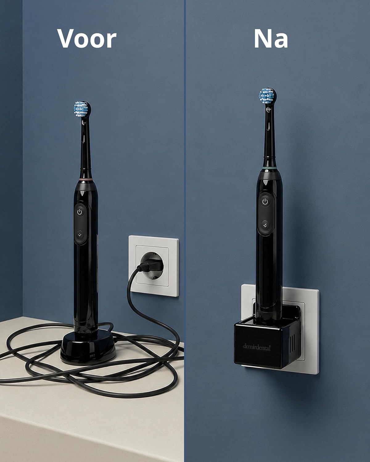 Thumbnail 1 de demirdental wandlader voor Oral-B, compact laadstation met IPX7