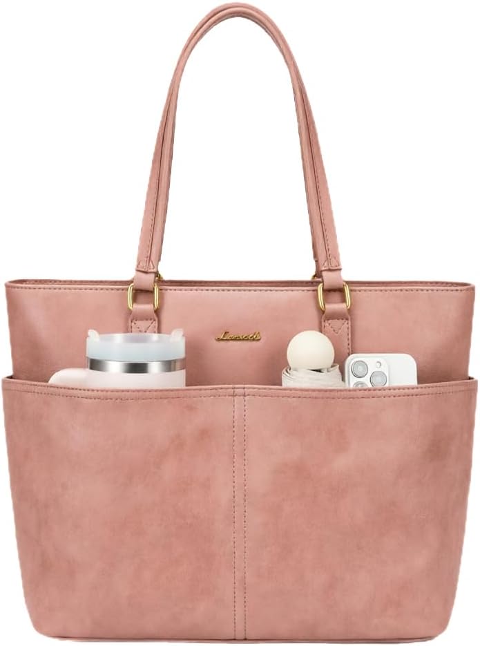 Thumbnail 6 de LOVEVOOK Laptop Handbags for Women: Large Tote with 11 Pockets in Soft Vegan Leather