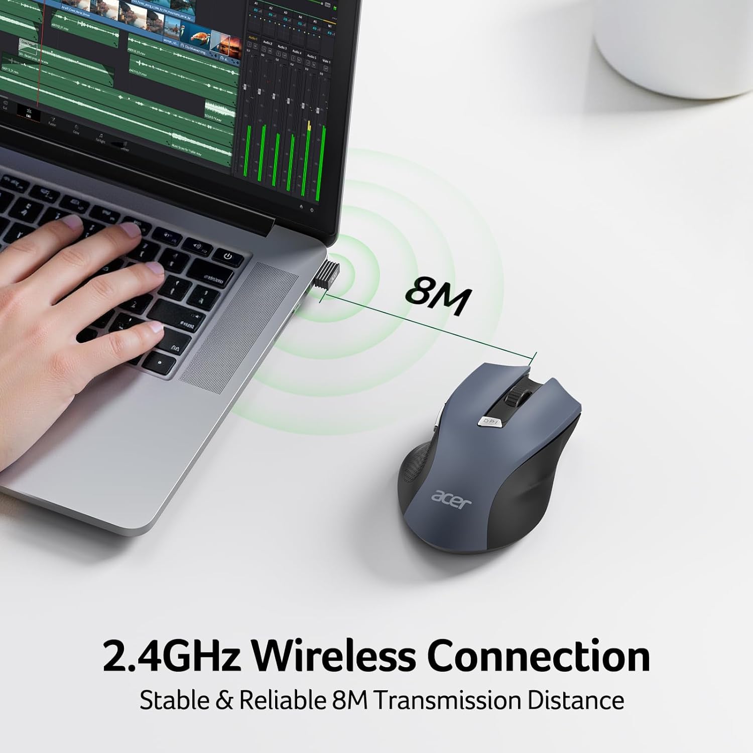 Thumbnail 1 de acer Wireless Mouse 3‑DPI Ergonomic