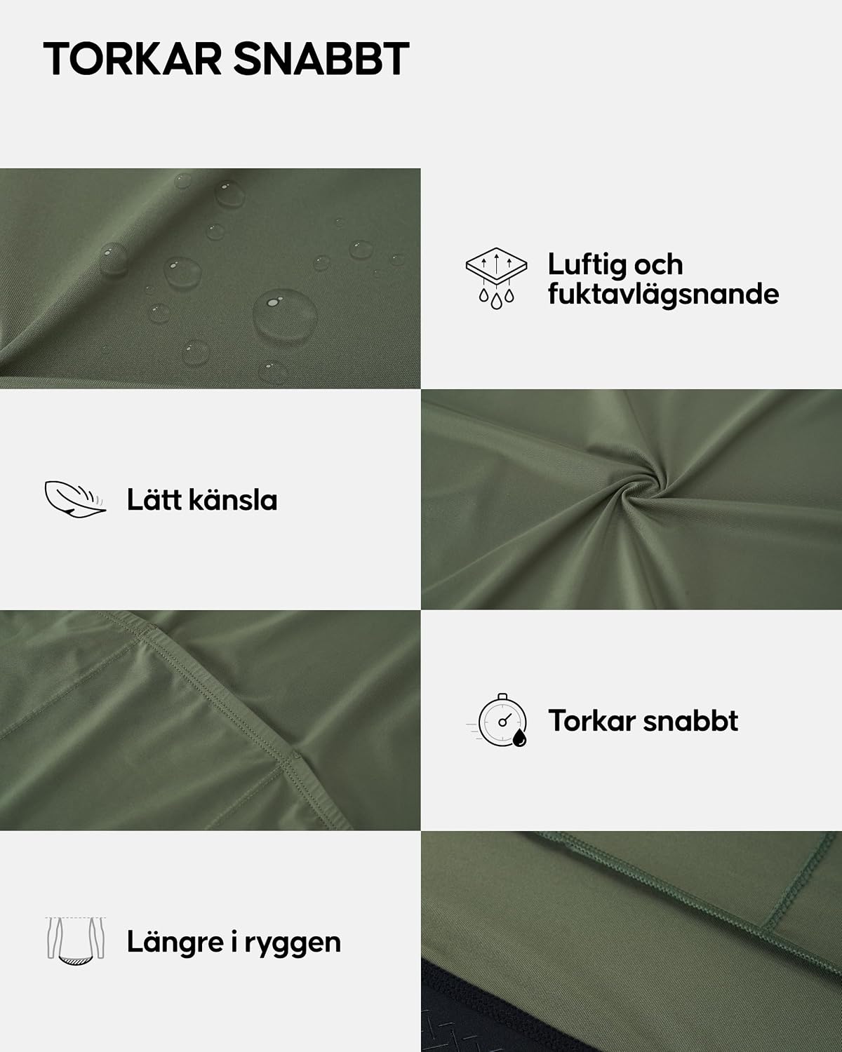 Detalle de DANISH ENDURANCE Aero LS långärmad cykeltröja för herr med hel dragkedja och bakfickor