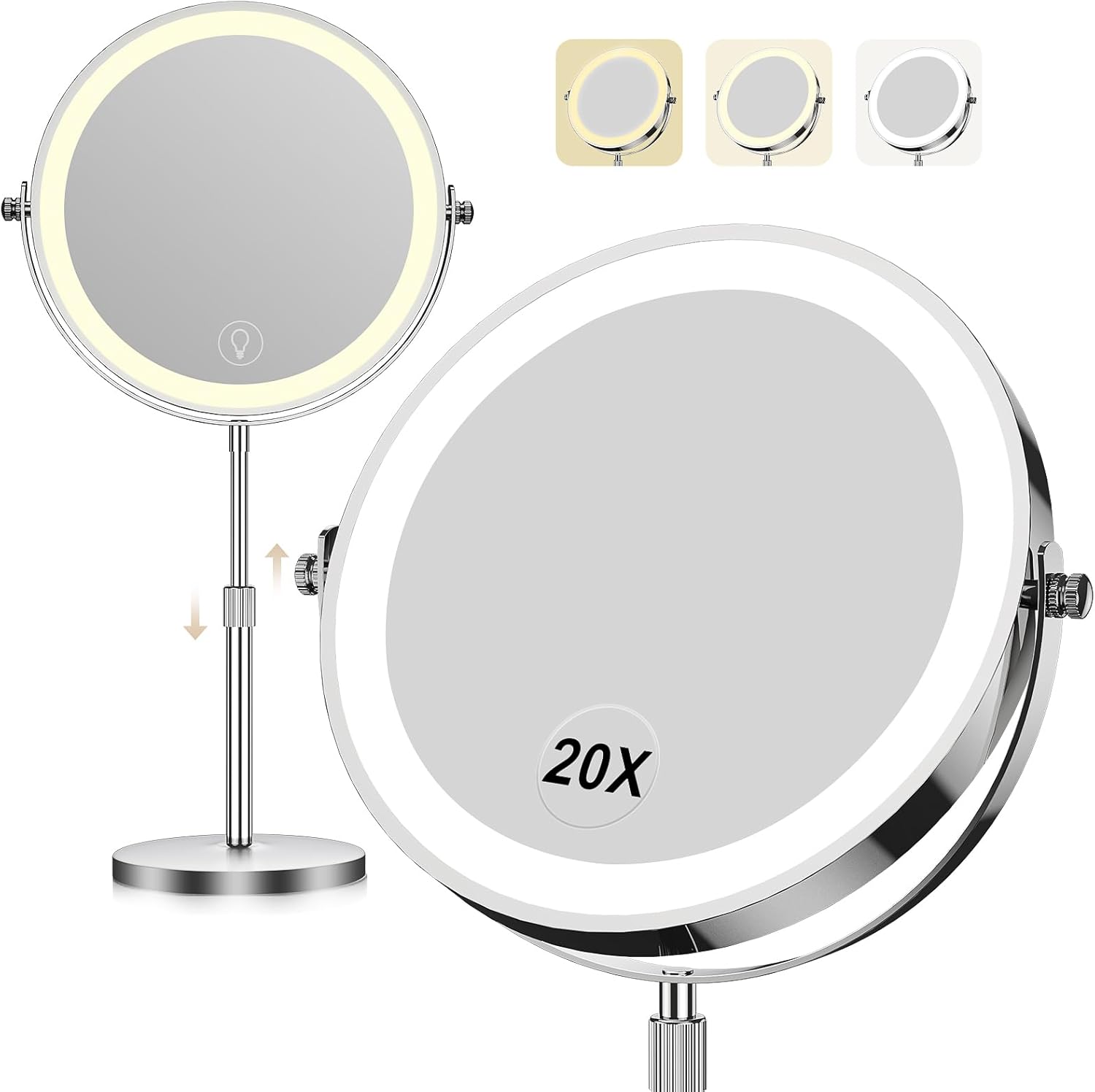 Detalle de Makeup Mirror with Lights 5000 mAh