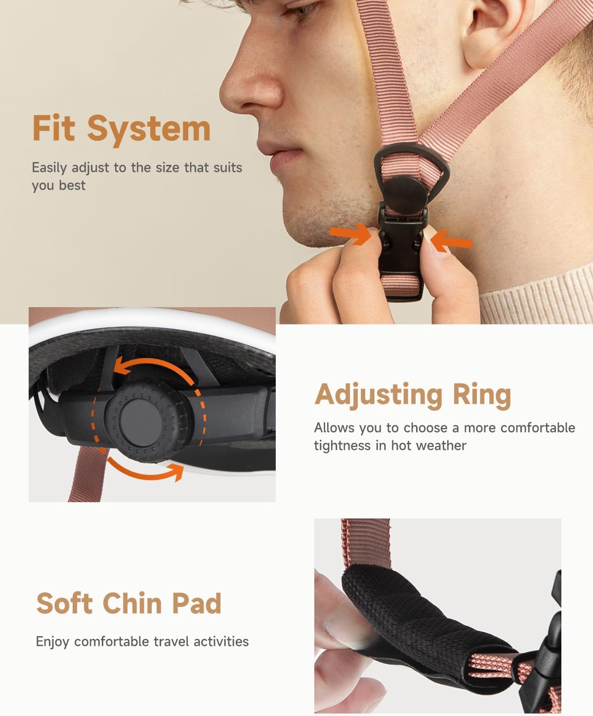Thumbnail 4 de Findway Pro Bike Helmet for Adults: Adjustable, Safety-Certified Urban Commuter Helmet