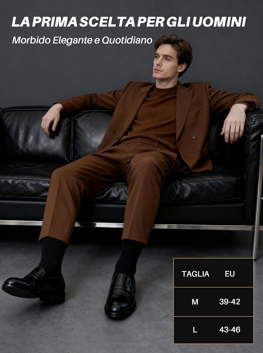Thumbnail 6 de ZFSOCK Calzini Uomo Cotone Eleganti 5 Paia