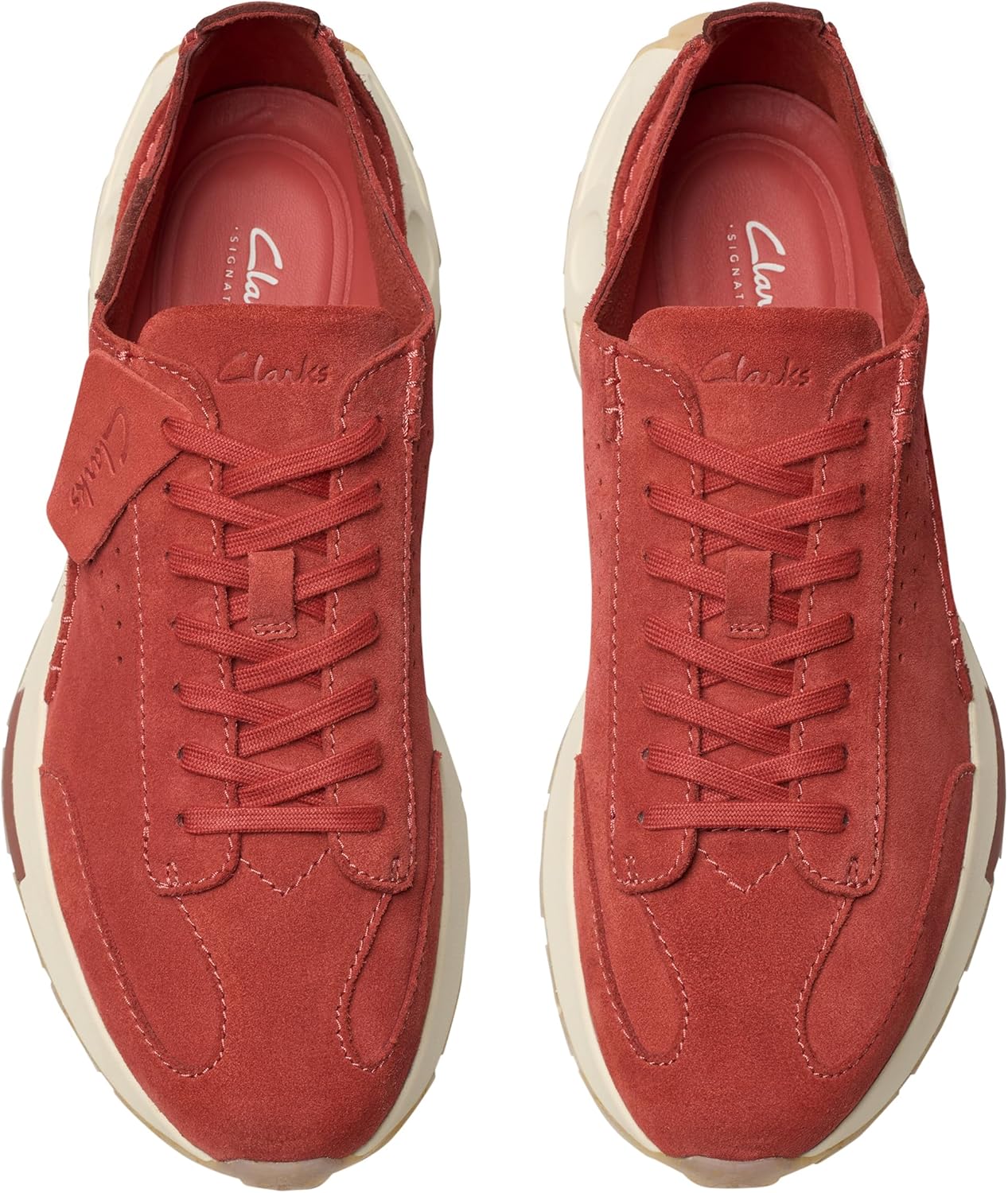 Thumbnail 5 de Clarks Craft Speed Homme en suède rouge – chaussure confort à semelle légère