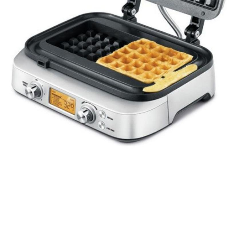Detalle 2 de Gofrera Sage SWM620BSS4EEU1 Smart Waffle Pro 1000 W con placas desmontables en inox y acabado naranja