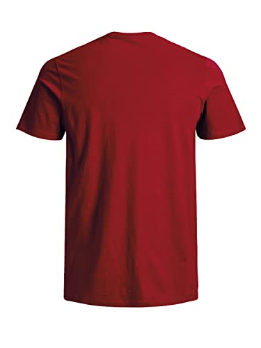 Detalle 1 de JACK & JONES T-Shirt Logo Jjecorp Homme - Rouge, XL