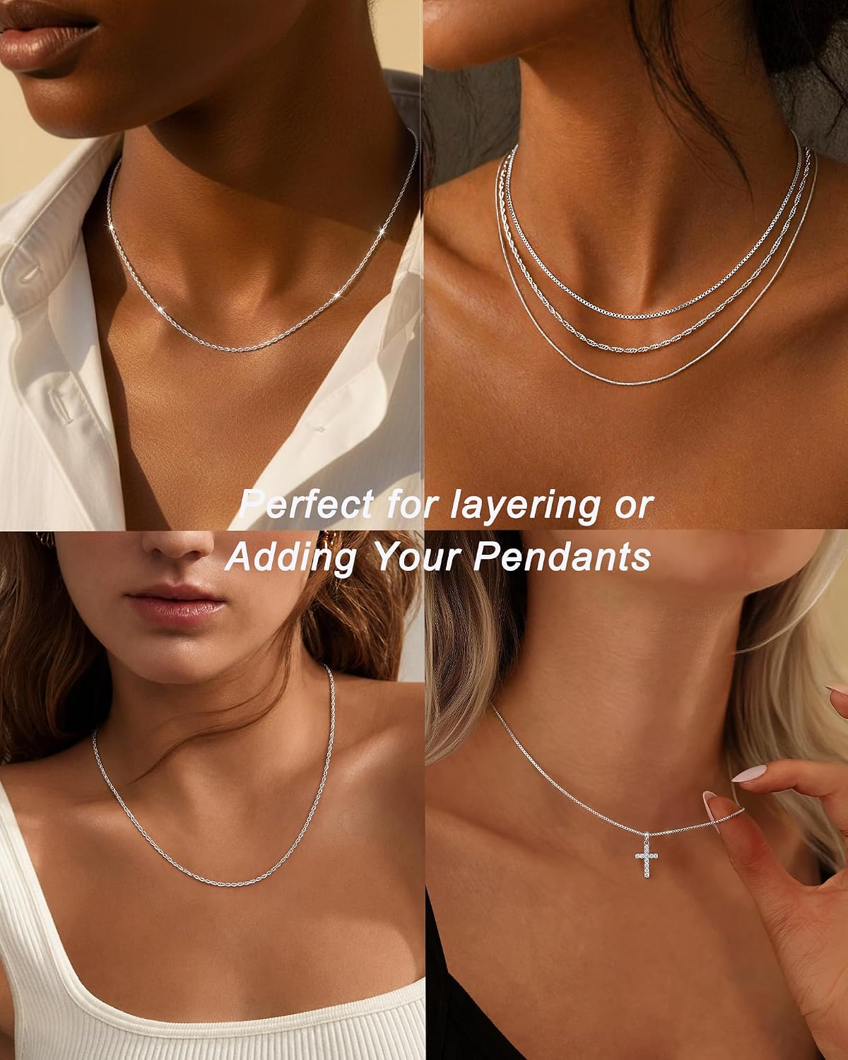 Thumbnail 6 de FUNEIA Silver Necklace, 925 Sterling Silver