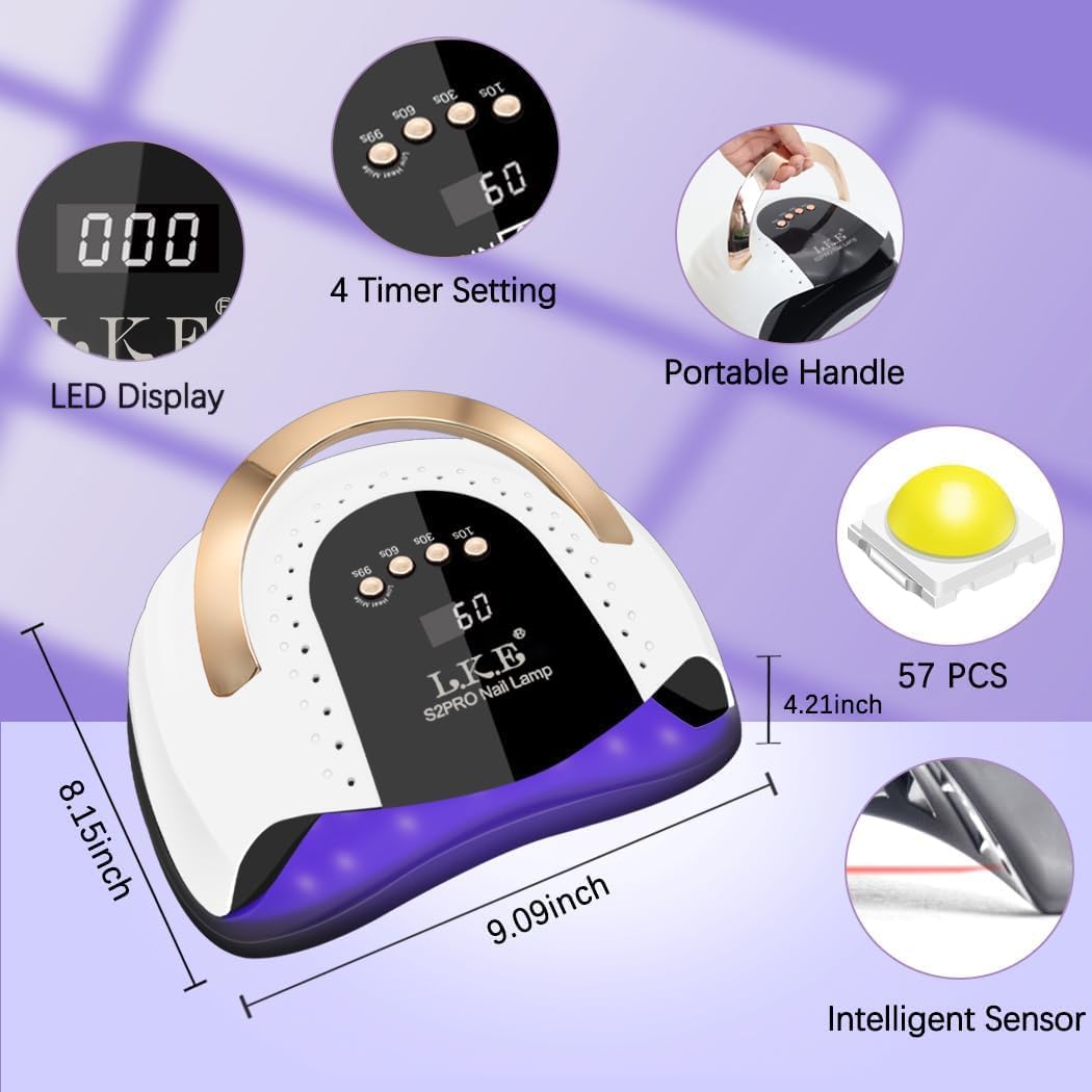 Detalle 2 de LKE 268W UV LED Nail Lamp