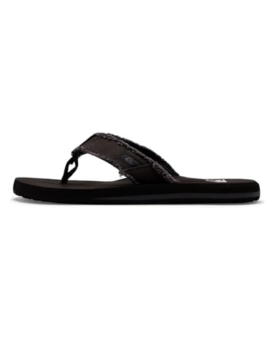 Detalle de Quiksilver Monkey Abyss: Sandalia para Hombre en Negro, 44 EU
