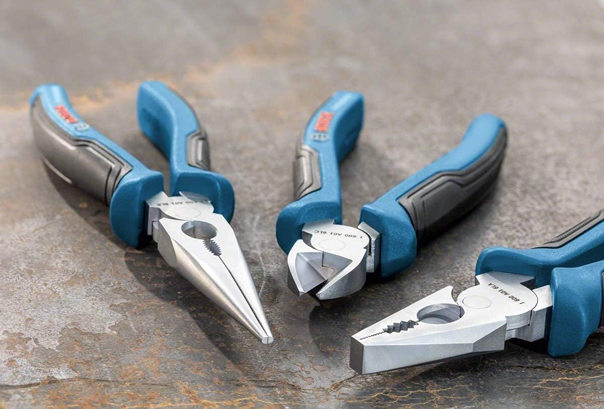 Thumbnail 2 de Bosch Professional three-part pliers set: combination, needle-nose and side cutters with L-BOXX inlay