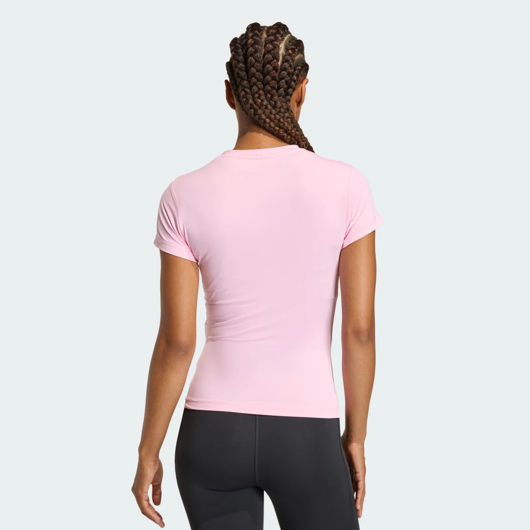 Detalle 2 de Adidas Camiseta PrimeLift Essentials Workout Contour Rosa