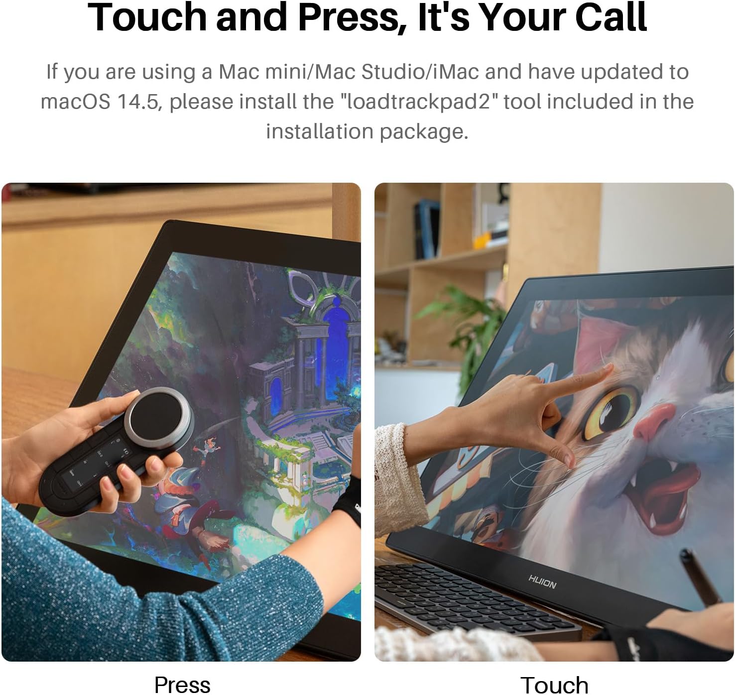 Detalle 2 de HUION GT2402 Kamvas Pro 24 (Gen 3) 4K Touch Drawing Display