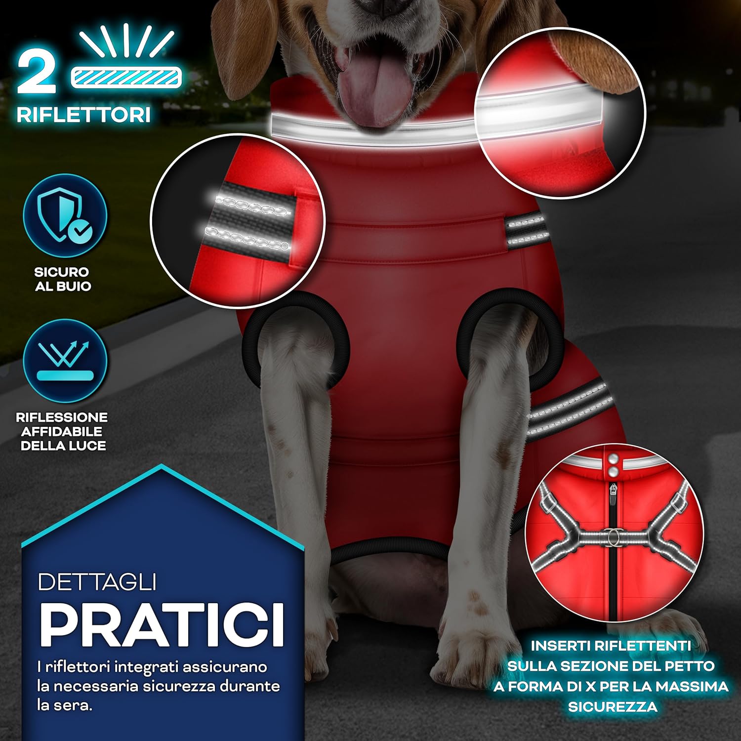 Thumbnail 5 de TRESKO Giacca Invernale per Cani XL impermeabile