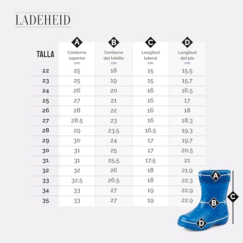Thumbnail 5 de Bottes de pluie Ladeheid pour enfant đ§