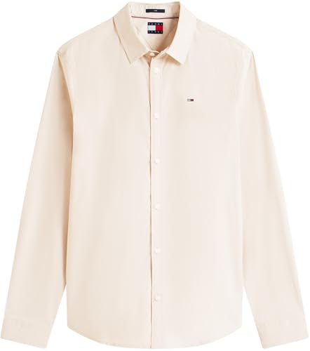 Thumbnail 4 de Tommy Jeans TJM Original DM0DM04405 Camisa elástica beige talla M