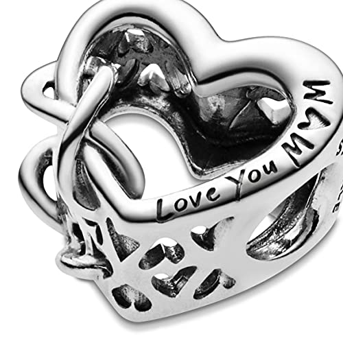 Thumbnail 3 de Pandora Love You Mum — Charme Cœur Infini pour Pandora Moments