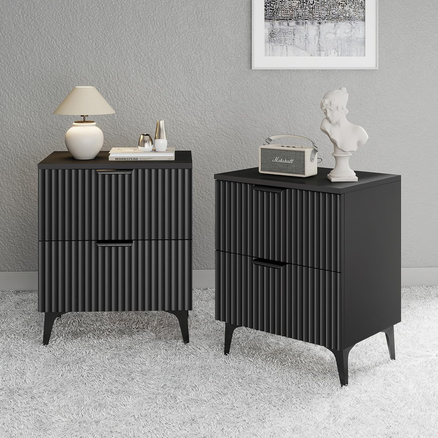Detalle de GRAINLLE MDF Nightstands