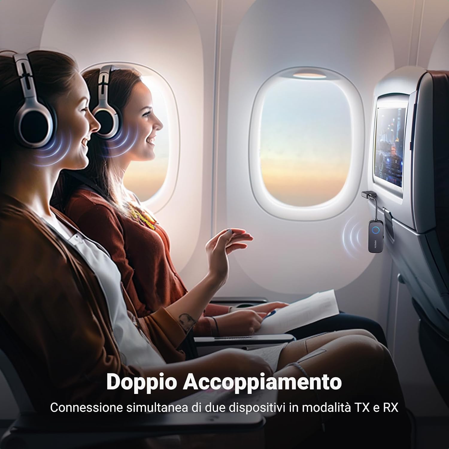 Thumbnail 5 de UGREEN aptX Adattatore Bluetooth Aereo 2 in 1