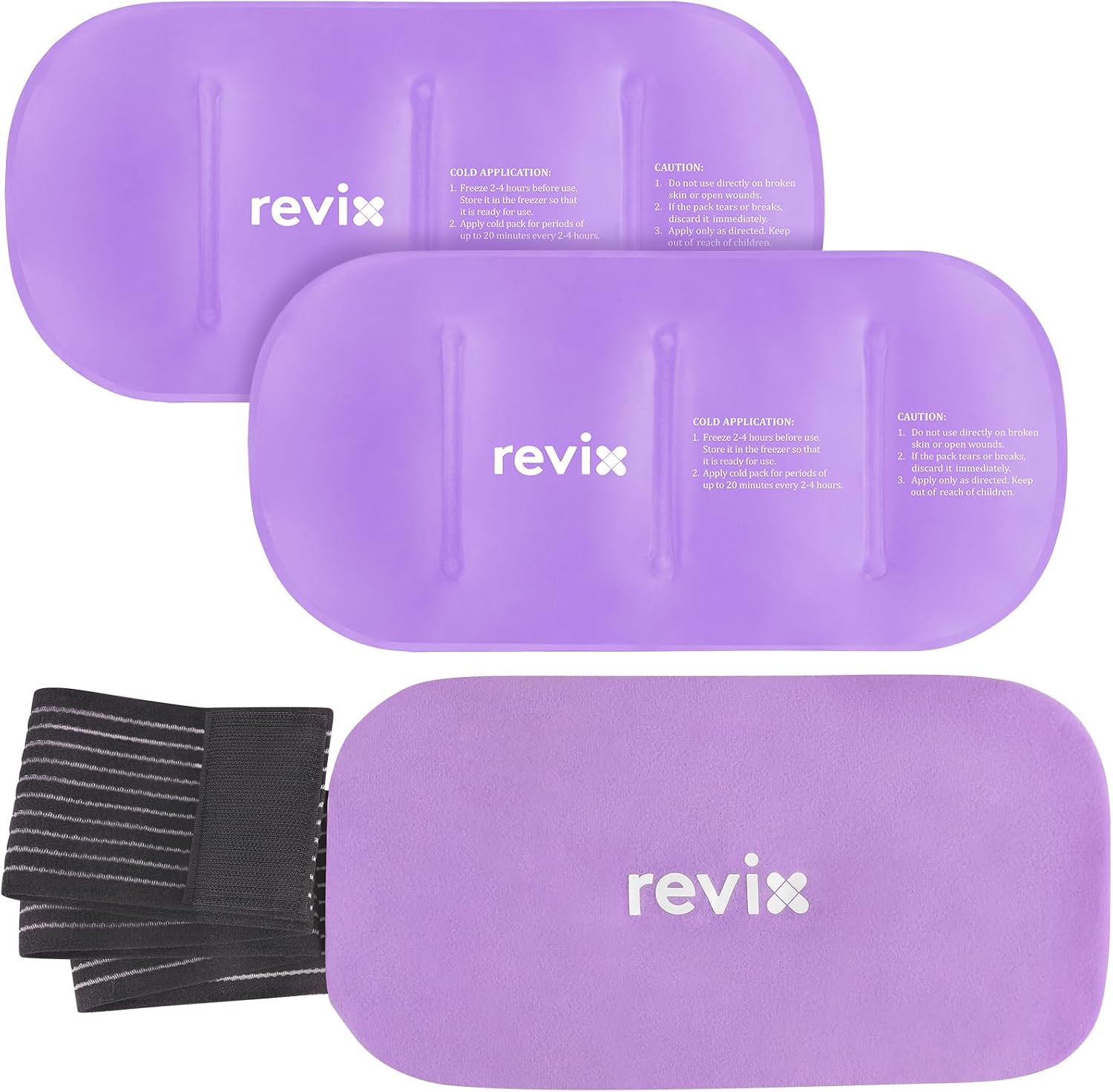 Detalle de REVIX Reusable Gel Ice Packs 12" x 6