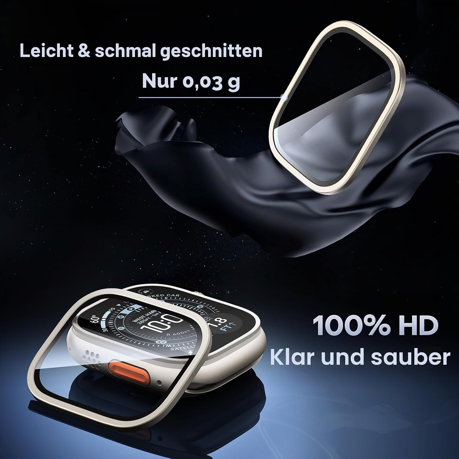 Thumbnail 4 de LϟK Displayschutzfolie 49 mm für Apple Watch Ultra