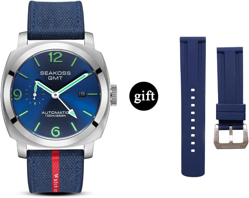 Thumbnail 3 de SEAKOSS GMT S8441, orologio automatico da uomo 45 mm con doppio fuso orario e vetro zaffiro