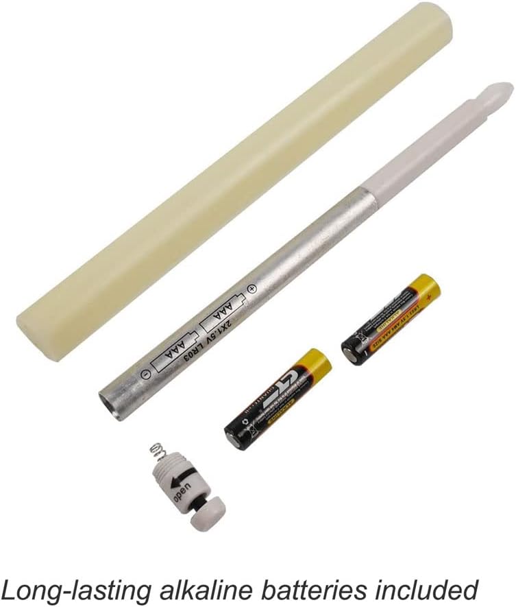 Thumbnail 6 de Rhytsing Ivory Battery Operated Taper Candle Set (5) with Remote