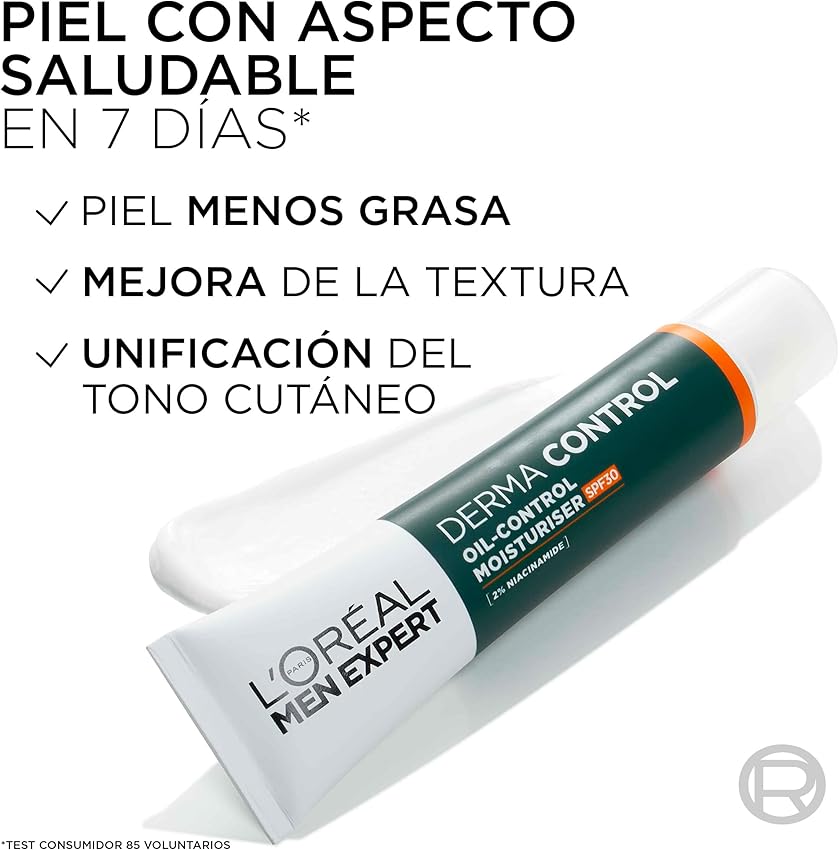 Detalle de L'ORÉAL Paris Men Expert Derma Control Crema hidratante SPF30 50 ml