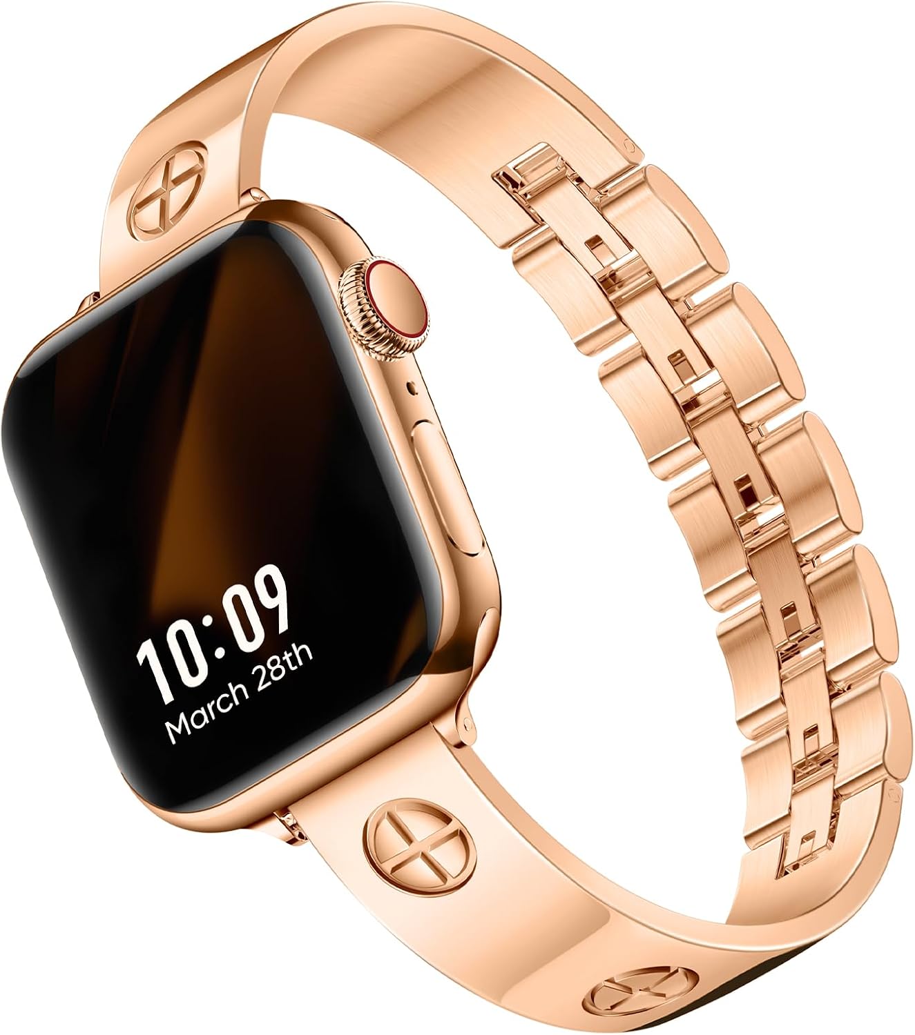 Detalle de Stainless steel Apple Watch straps 316L