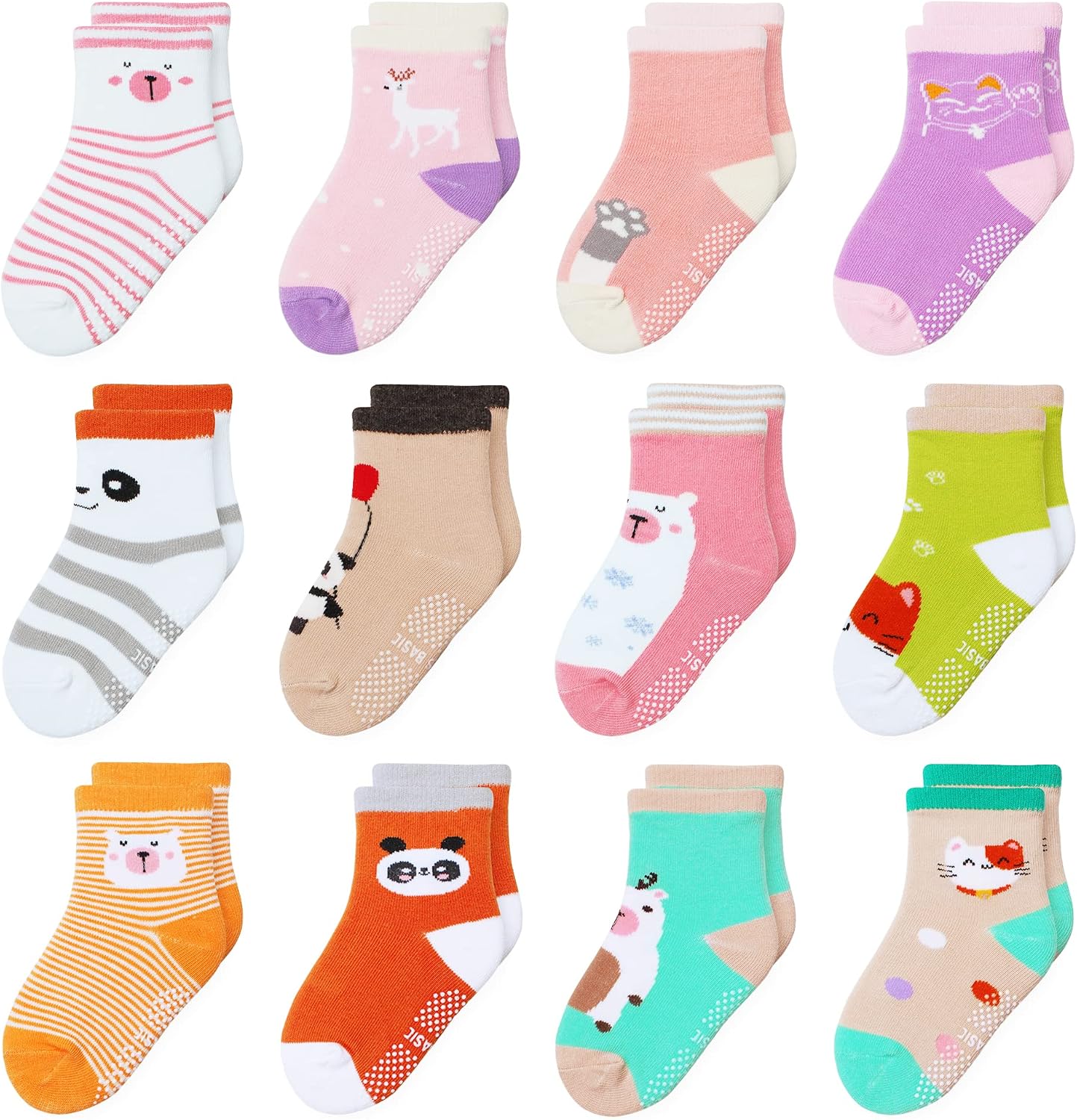Thumbnail 6 de HYzgb Toddler Grip Socks 12-Pack