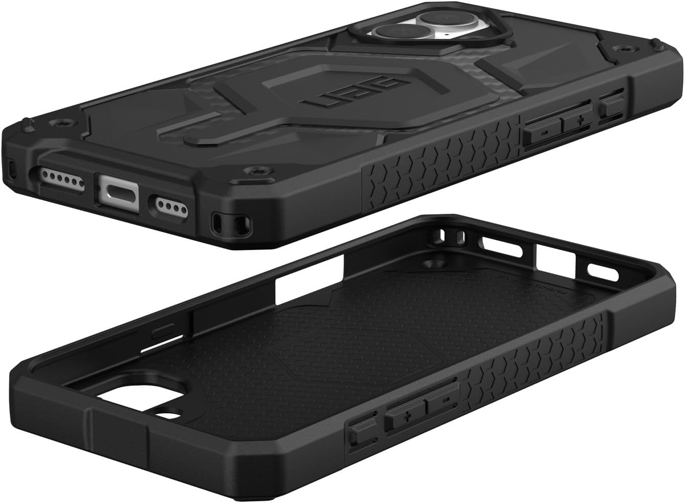 Detalle de URBAN ARMOR GEAR MONARCH PRO UAG-IPH24LB-PMS-CF iPhone 16 Plus用耐衝撃ケース MagSafe対応・カーボンファイバー