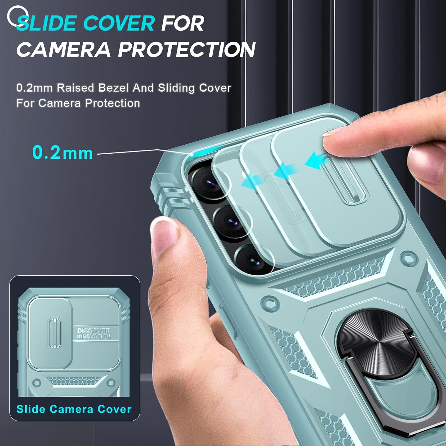 Thumbnail 2 de LeYi Samsung S23 Case with Ring Kickstand