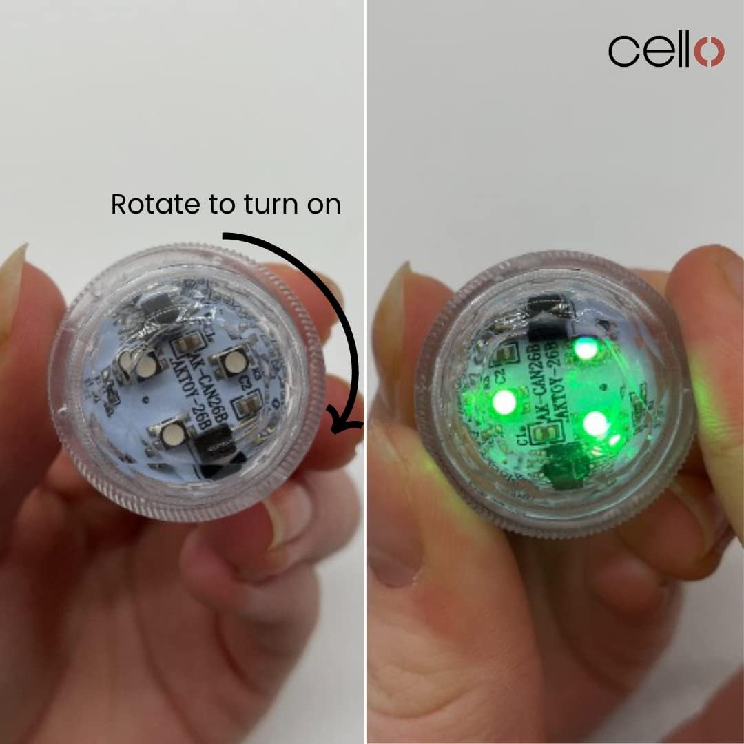 Thumbnail 2 de Cello Submersible LED Tea Lights Set of 3 with Colour Change Remote (Waterproof)