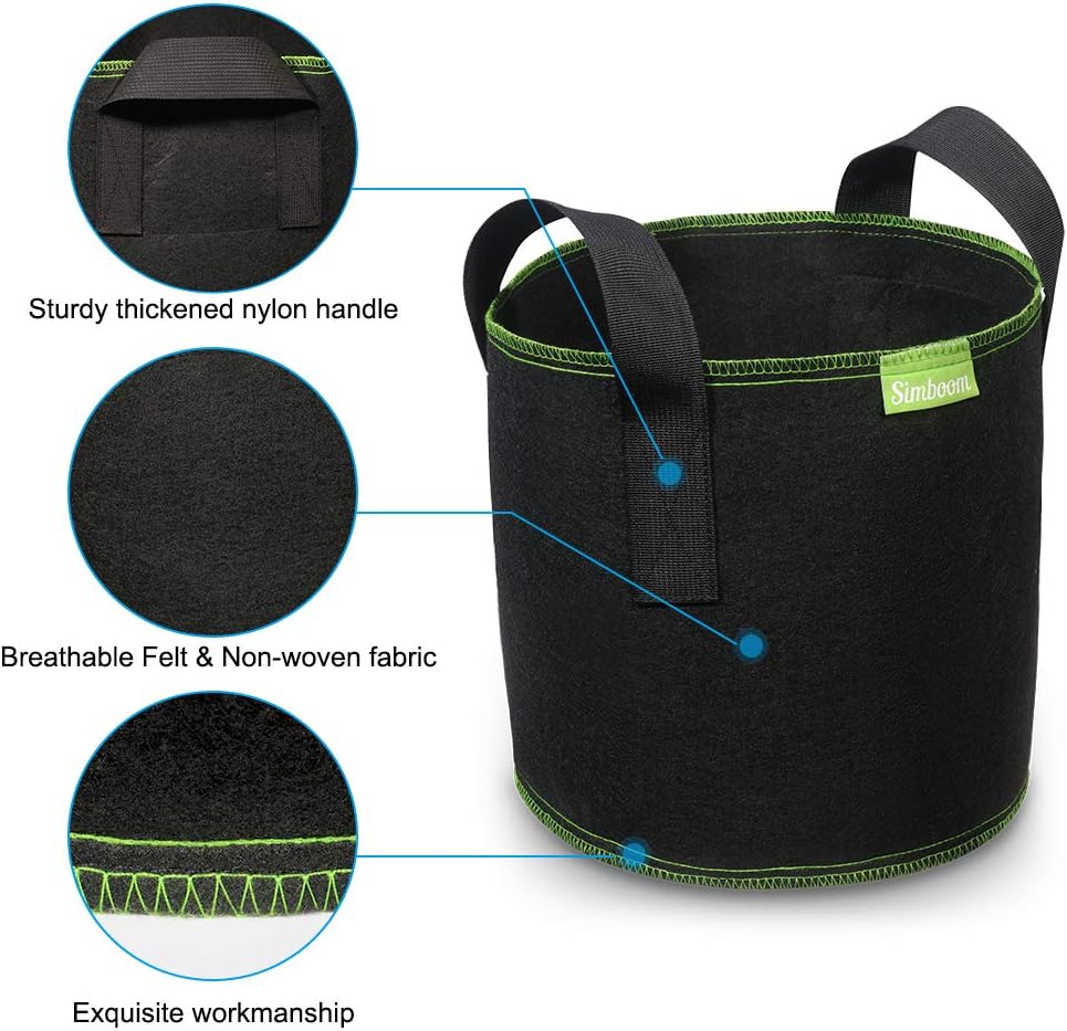 Thumbnail 4 de SIMBOOM Bolsas para Plantas 40L