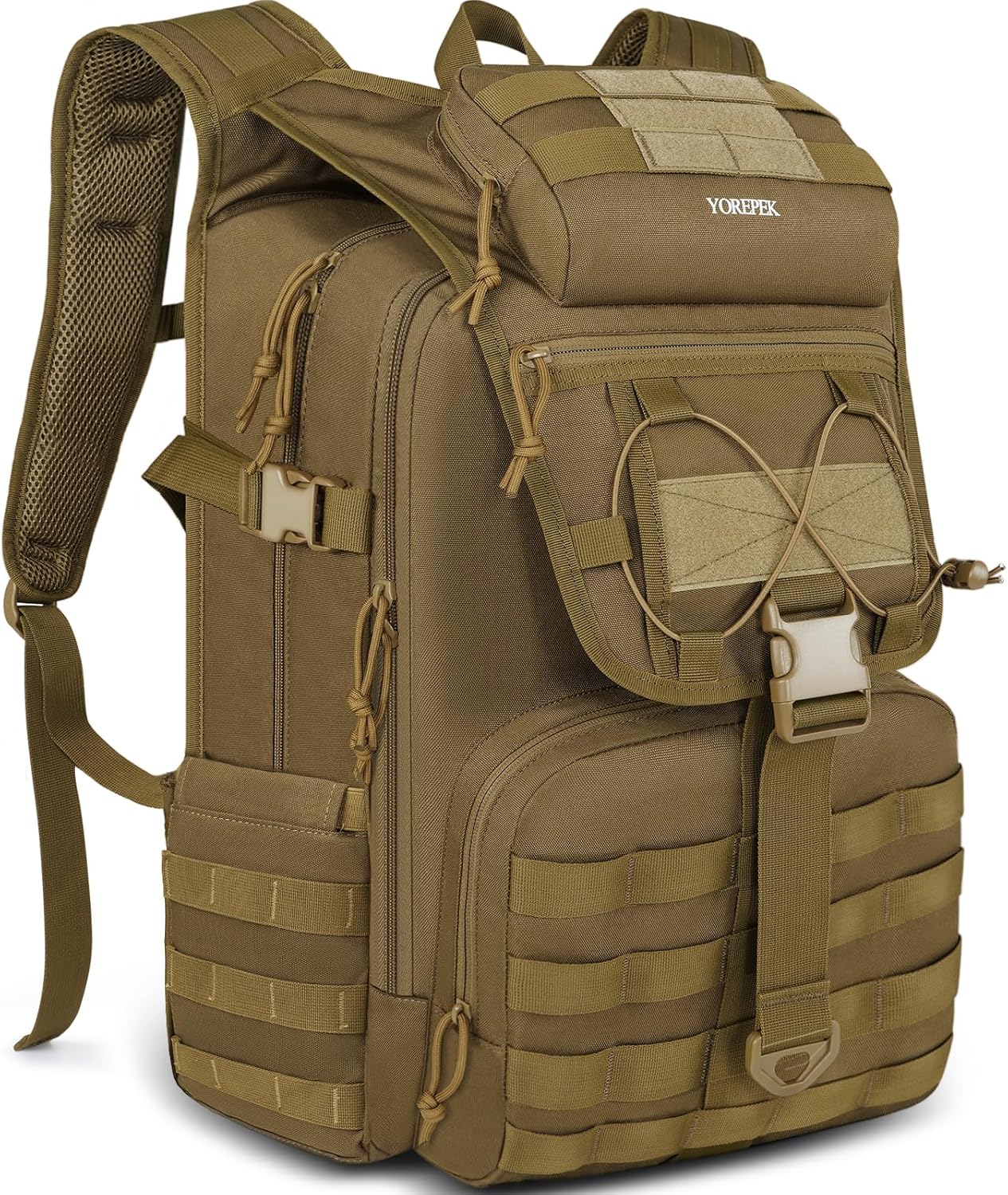 Thumbnail 6 de YOREPEK 50L Militär Rucksack, Groß Taktischer Rucksack, Wanderrucksack Herren Bundeswehr Outdoor Arbeit Survival Wasserdicht Travel Assault Tactical Backpack für Trekking Camping Reisen Jagd, Khaki
YOREPEK 50L Militär Rucksack, Groß Taktischer…