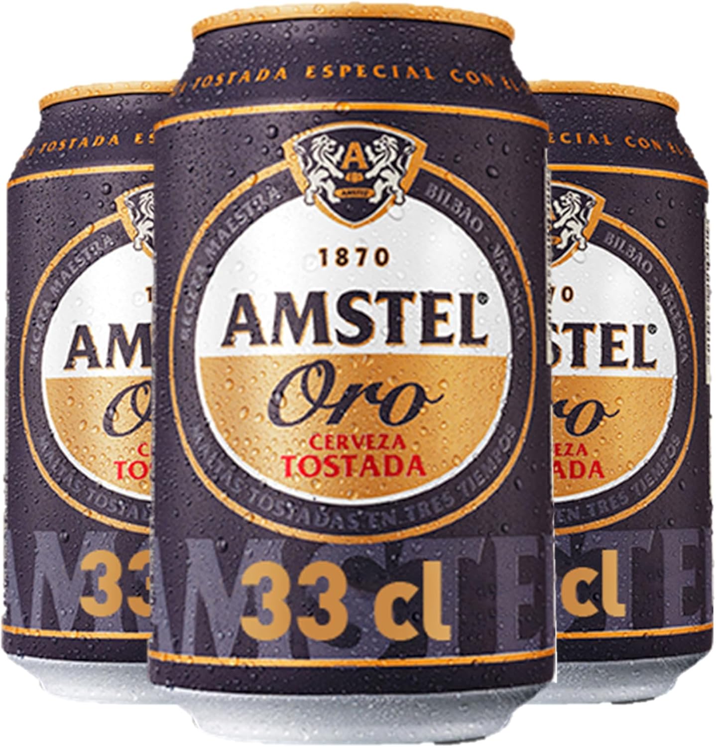 Thumbnail 1 de Amstel Oro Cerveza Tostada en Pack 24x33cl 🍺